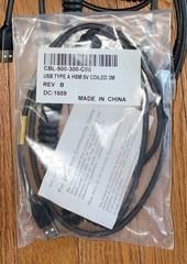 For Honeywell Coiled 3M Scanner Cable HSM 5V USB Type A CBL-500-300-C00 Lot 10