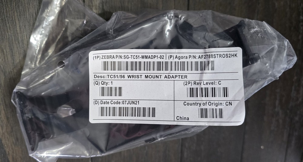 Lot of 50 Zebra SG-TC51-WMADP1-02 – TC51 TC56 Wrist Mount Adapter – New