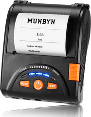 Bluetooth Receipt Printer, 58Mm Mini Wireless POS Thermal Printer for Restaur…