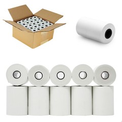 50 ROLLS 2 1/4&Prime; X 85&prime; FIRST DATA FD130 FD50 FD55 FD100TI THERMAL PAPER 50ROLLS