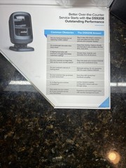 Zebra Symbol DS9208 1D and 2D Barcode Scanner with USB Cable for Point of Sale