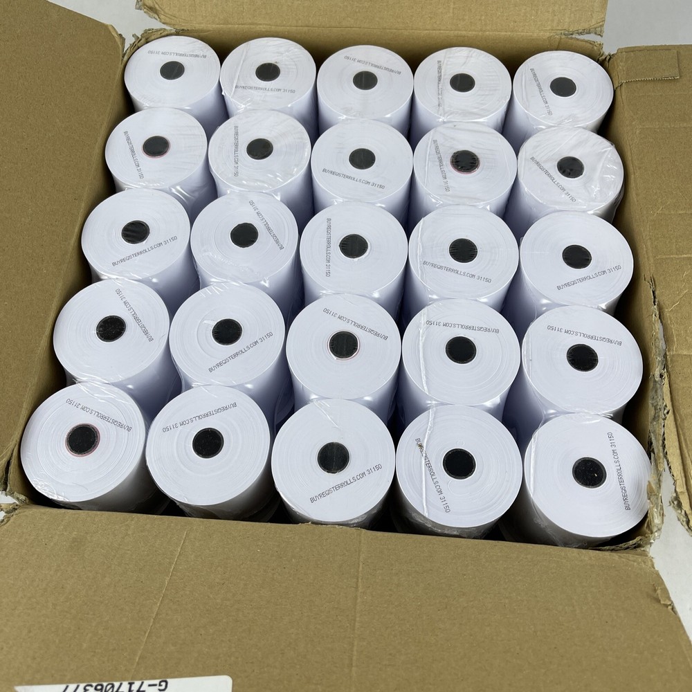 QTY=50: BUYREGISTERROLLS 31150 3&Prime; 1-Ply x 150&prime; 76mm Width x 2.85 Inches Diameter