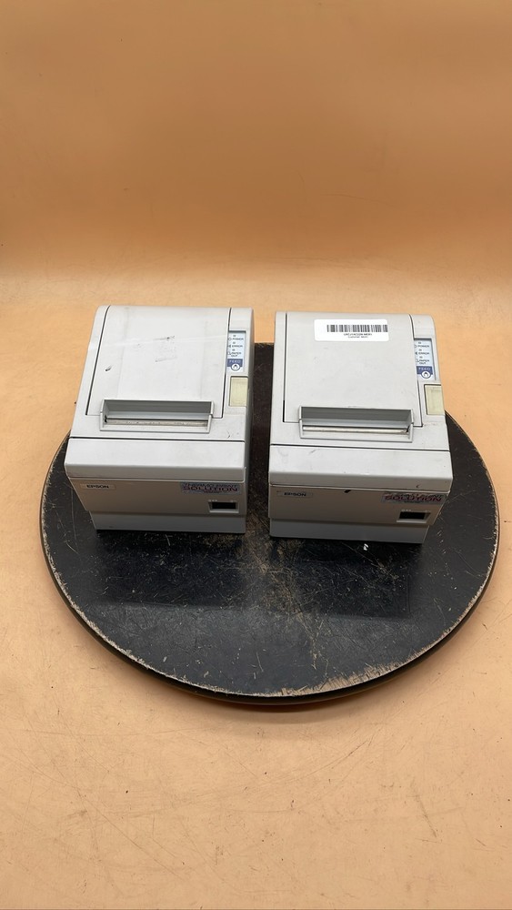 Epson TM-T88III POS Thermal Receipt Printer Serial Point of Sale Unit Lot of 2