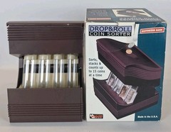 Magnif Drop And Roll Motorized Coin Sorter Battery Plastic Made In USA READ