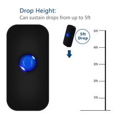 Mini Bluetooth 2D Barcode Scanner Portable 1D QR Image PDF417 Barcode Scanner
