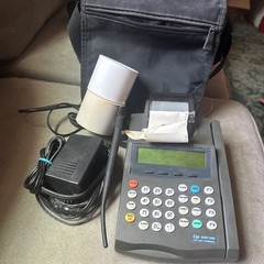 Lipman Nurit 2090 Credit Card Terminal 079-001-003 Wired with Power Adapter