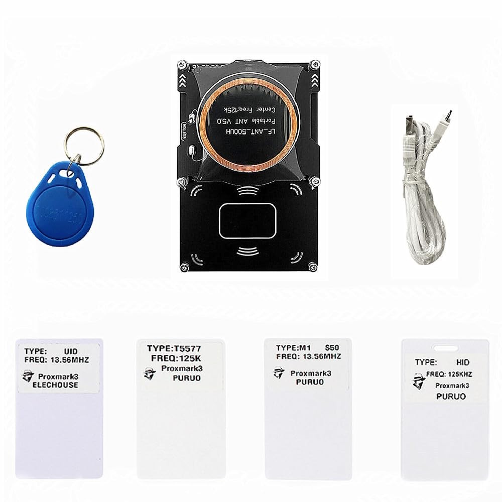 Proxmark3 V3.0 Easy 512M 125 khz/ 134.2 13.56 Mhz ID/IC Card Black
