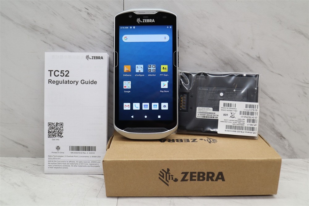 NEW Zebra TC520K Handheld Touch Computer Barcode Scanner Reader Android 10
