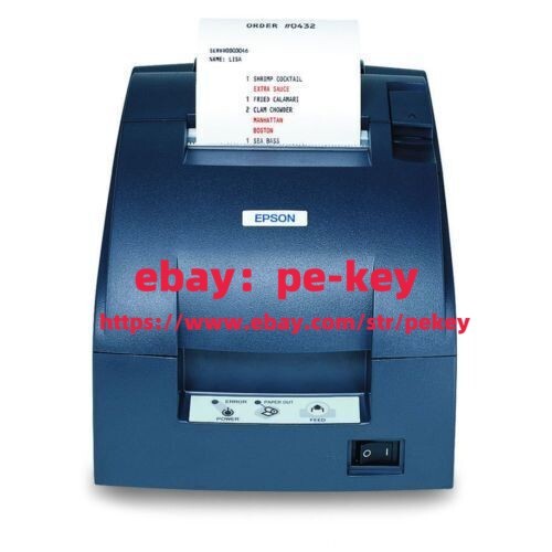 NEW Epson TM-U220B EDG Ethernet LAN Receipt Printer Auto Cutter/pe