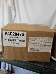 Amazon PAC20475 4&Prime; x 365&prime; HW Thermal Paper – 18 Rolls for High-Quality Printing