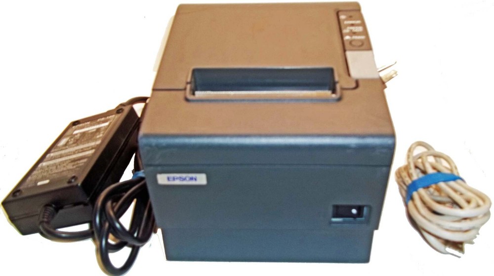 EPSON MODEL M129H TM-T88IV POS THERMAL RECEIPT PRINTER BLACK USB W/ AC ADAPTER W