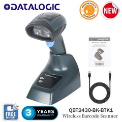 Datalogic QBT2430-BK-BTK1 Wireless Laser Barcode Scanner Reader USB Handheld 2D