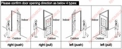 Glass Door Electronic Intelligent Fingerprint Lock /Office Combination Lock