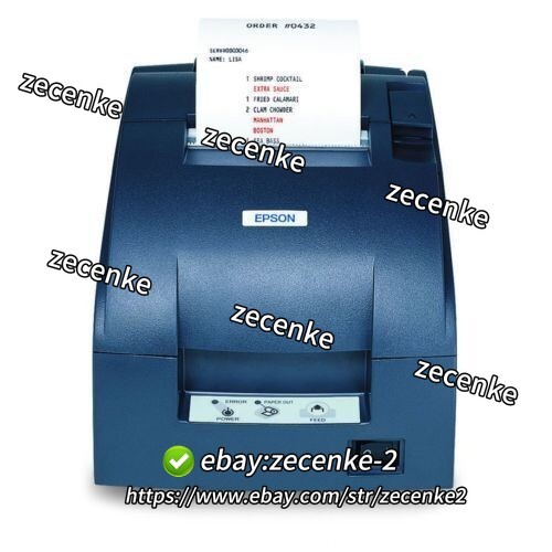 NEW Epson TM-U220B EDG Ethernet LAN Receipt Printer Auto Cutter