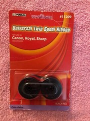 PORELON 11209 Black/Red Universal Twin Spool Ribbon Calculator.