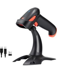 Tera Barcode Scanner Wireless 2D QR: Pro Version All New Battery Level Indicator