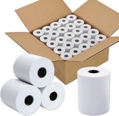 2 1/4&Prime;x 50&prime; Thermal Paper Rolls Credit Card Receipt & Cash POS Register Paper US