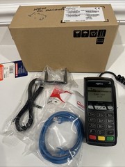 Credit Card Terminal POS Ingenico iCT220 With Power Adapter Power Tested