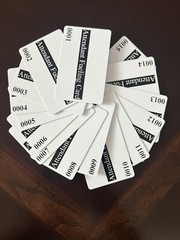 Attendant Card, Fueling Cards, Verifone – Pack of 15 Cards