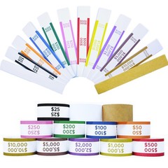 Homrelaxy 600pcs Money Bands for Cash – Self-Adhesive 600PCS, Assorted