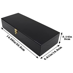 Lockable Black Acrylic Currency Tray – 5 Compartment Cash Organizer & Storage Bo