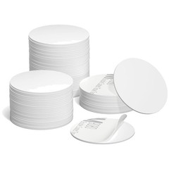 100pcs NFC Coin Cards – NTAG215 Chip – Adhesive Back