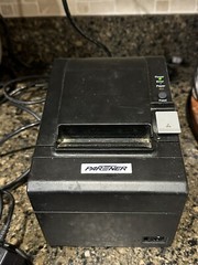 PARTNER RP-500 THERMAL PRINTER M267A *WITH EPSON POWER SUPPLY* TESTED WORKING
