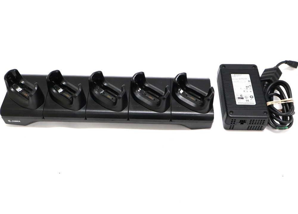Zebra CRD-TC51-5SCHG1-01 5-Slot Charging Dock w/Power Supply For TC51 TC56 Serie
