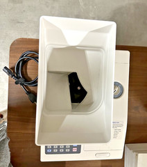 Ribao HCS-3300 High Speed Coin Counter, Heavy Duty Coin Sorter w/ Large Hopper