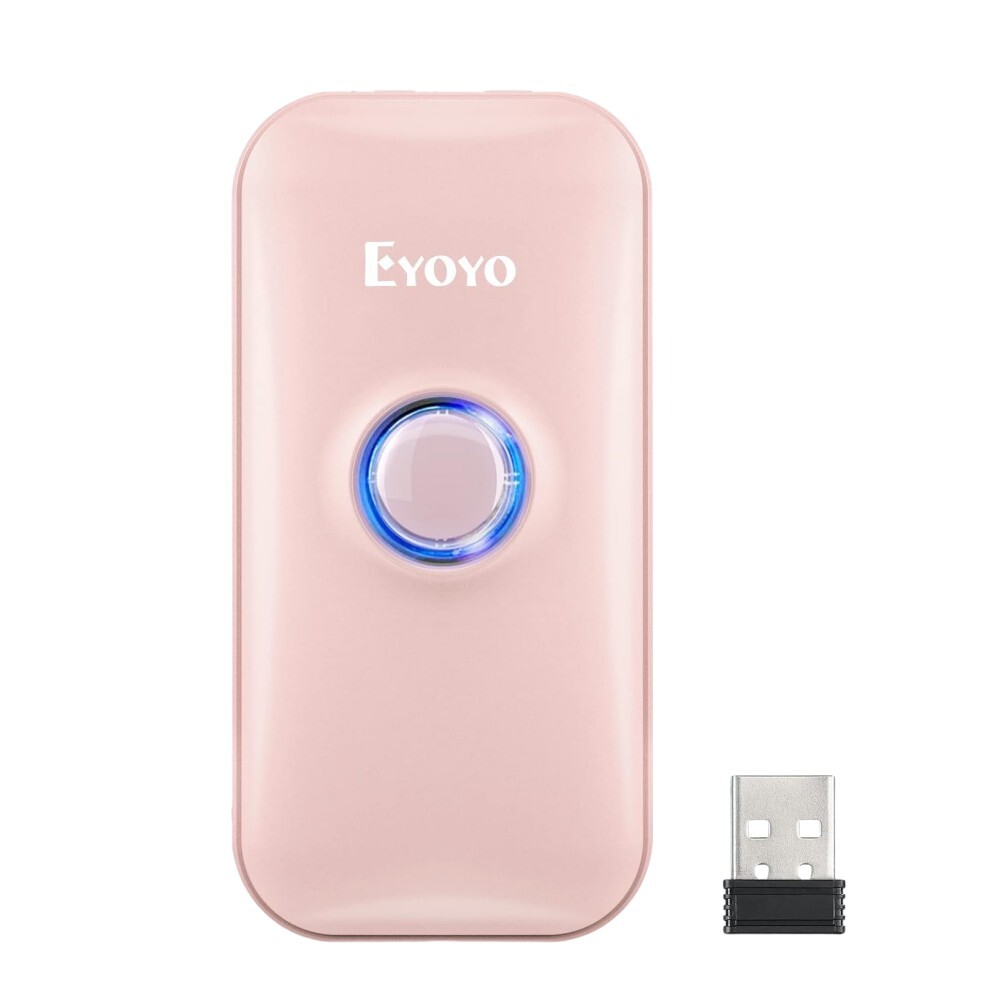 Eyoyo Mini 1D Bluetooth Barcode Scanner 3 in 1 Portable Wireless Barcode Reader