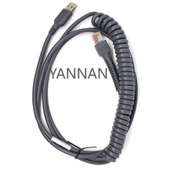 5pcs 9FT Coiled USB Cable for Motorola Symbol LS2208 LS2208AP LS4208 DS6708