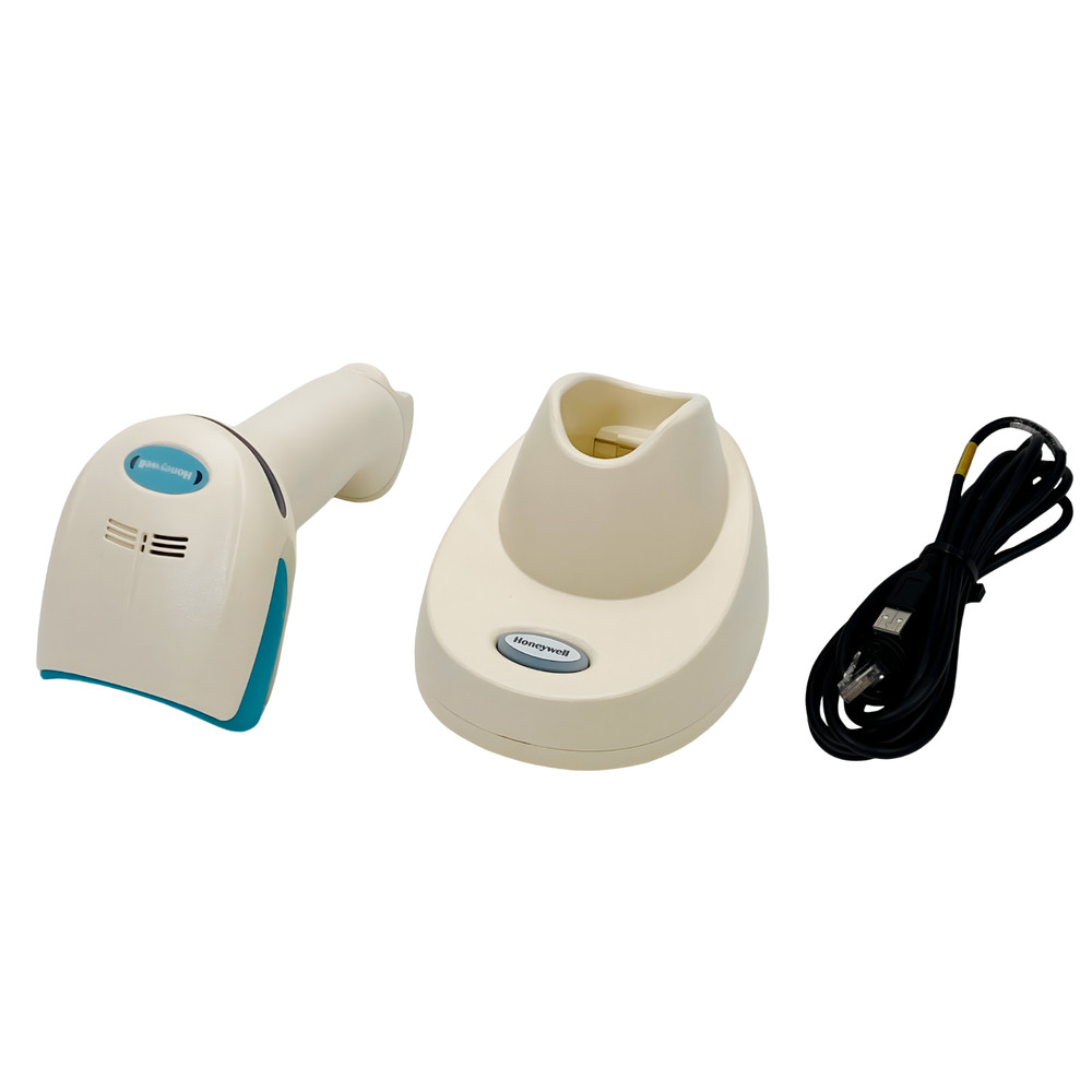 Honeywell Xenon Barcode Scanner w/Charging Dock & USB Cord – Similar to 1952GSR