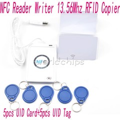 ACR122u NFC Reader&Writer RFID Copier Duplicator 13.56Mhz +5pcs UID Cards+Tags