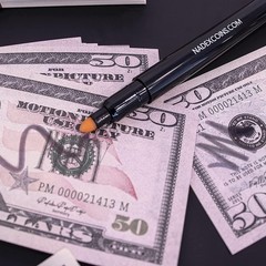 Counterfeit Pen, Easy Swipe – Gold for Real, Black for Fake, Detect Counterfe…