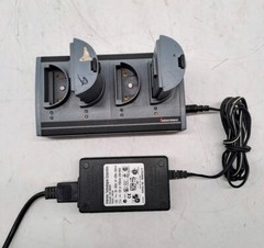 LOT OF 2 Intermec T2415 Barcode Scanner Trakker W/ 2 BATTERIES & BASE CHARGER
