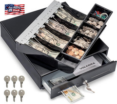 Volcora 13&Prime; Cash Register Drawer for Point of Sale (POS) System with Fully Remov