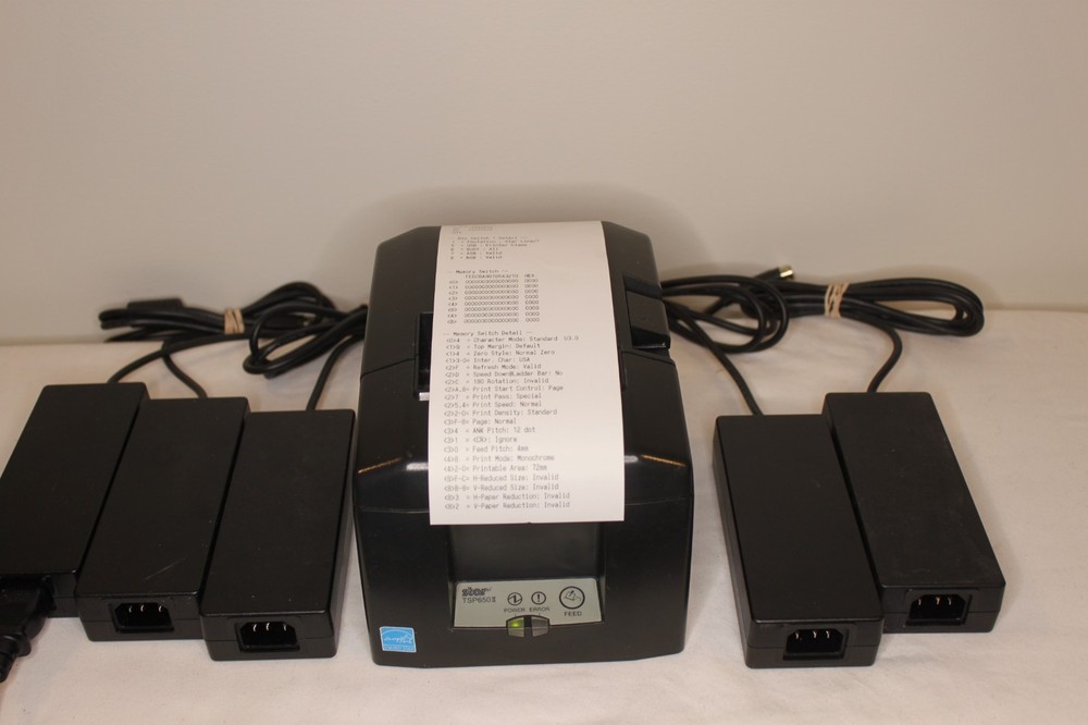Star Micronics TSP650II Receipt Printer With Power Supply – NOT Bluetooth