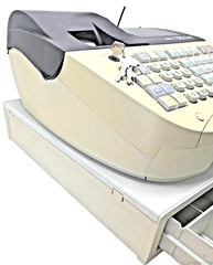 Royal Alpha 601SC POS Cash Register w/Keys, Printer & Cash Drawer Tested Working