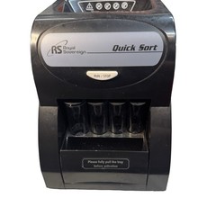 Royal Sovereign Quick Sort Counter Top Coin Sorting Machine QS-1AC Tested