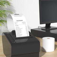 15 Rolls Thermal Paper 3 1/8&Prime; x 230&prime; BPA Free POS Receipt Rolls 55 GSM Thick Qua
