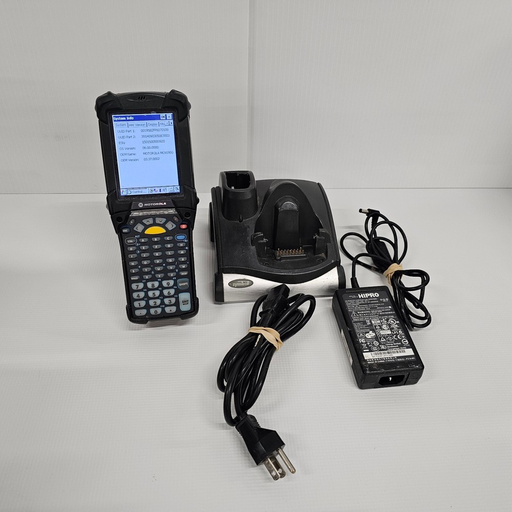 Motorola Barcode Scanner with Cradle & Power Supply MC9190-GA0SWEYA6WR