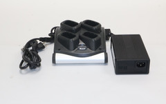 Symbol Motorola SAC9000-4000R 4-Slot Battery Charger w/ Power Adapter
