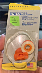 Royal Alpha 600/Beta 8000 Electronic Typewriter Ribbon Film and correction tape