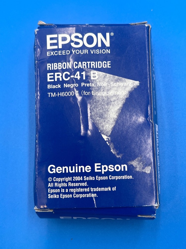 Epson Black Ribbon Cartridge ERC-41B ✨🔥✨BRAND NEW!! FACTORY SEALED!!✨🔥✨