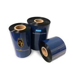 Wolfbarco 12 Rolls 2.36 X 1476 60Mm X 450M Premium Resin Enhanced Wax Thermal