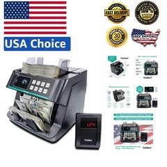 KBC-3000 Money Counter with UV/IR Detection – 1,200 Notes/Min Precision Count