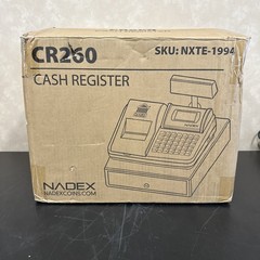 Nadex Coins NXTE1994 Cr260 Electronic Cash Register w/ Steel Drawer