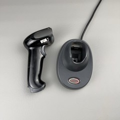 Honeywell 1452g Wireless Industrial Barcode Scanner With Cradle Charging Base