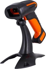 Symcode 2D Bluetooth Barcode Scanner, Wireless/USB, QR Reader w/ Stand MJ-1911DB