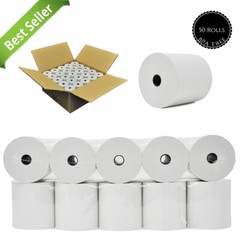Core Less 3 1/8 x 273 thermal paper 50 rolls Thermal Paper Rolls Bpa Free